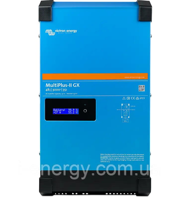 Гібридний сонячний інвертор (hybrid) Victron Energy MultiPlus-II 48/3000/35-32 GX