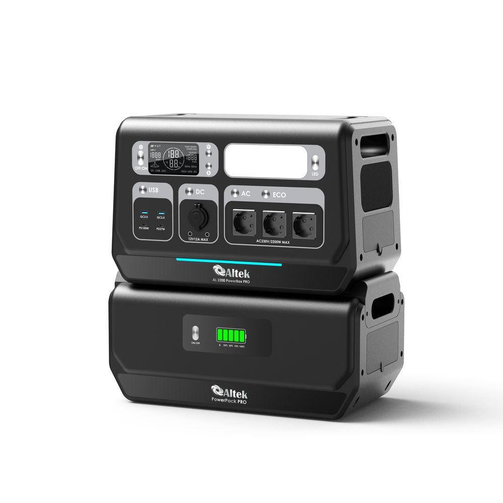 Портативна зарядна станція ALTEK AL 2400 PowerBox PRO PLUS (2048 Вт·г)