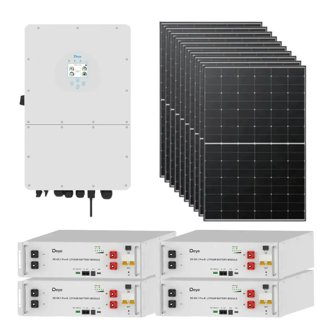 Гібридна сонячна електростанція Deye на 20 кВт.