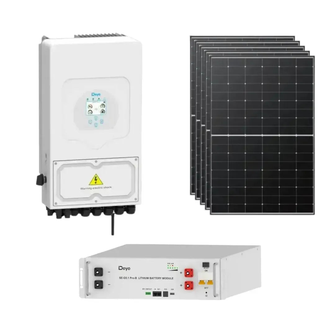 Гібридна сонячна електростанція Deye, 6 кВт