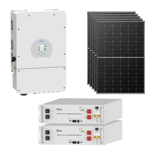 Гібридна сонячна електростанція Deye, 10 кВт 3ф