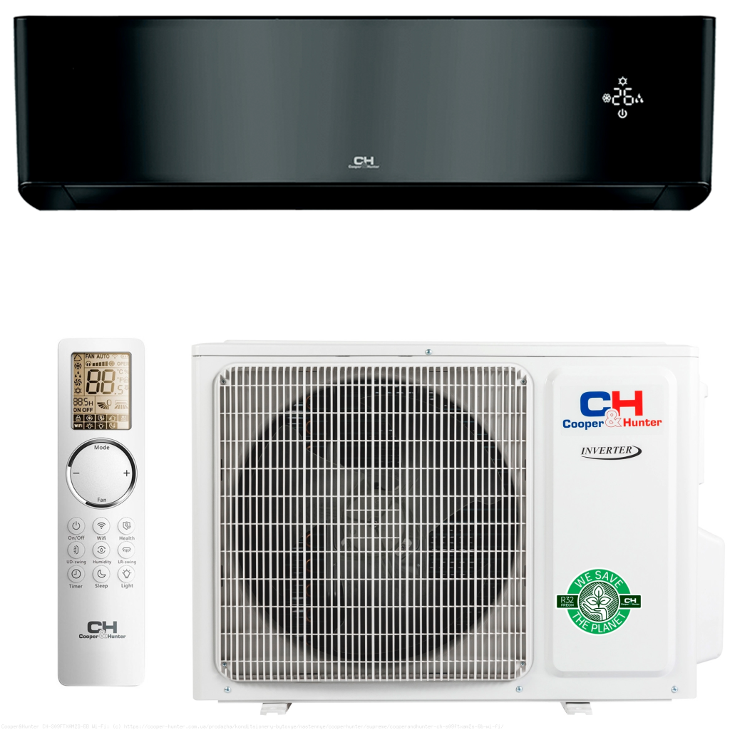Кондиціонер Cooper&Hunter CH-S12FTXAM2S-FB R32 Wi-Fi