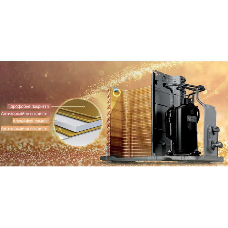 Тепловий насос повітря-вода LG Hydrosplit R32 HU141MRB.U30 / HN1600MC.NK1 / HA061C E1