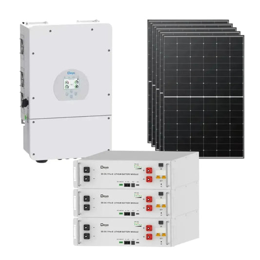 Гібридна сонячна електростанція Deye на 15 кВт