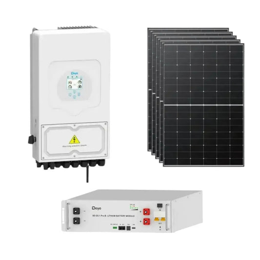 Гібридна сонячна електростанція Deye, 6 кВт