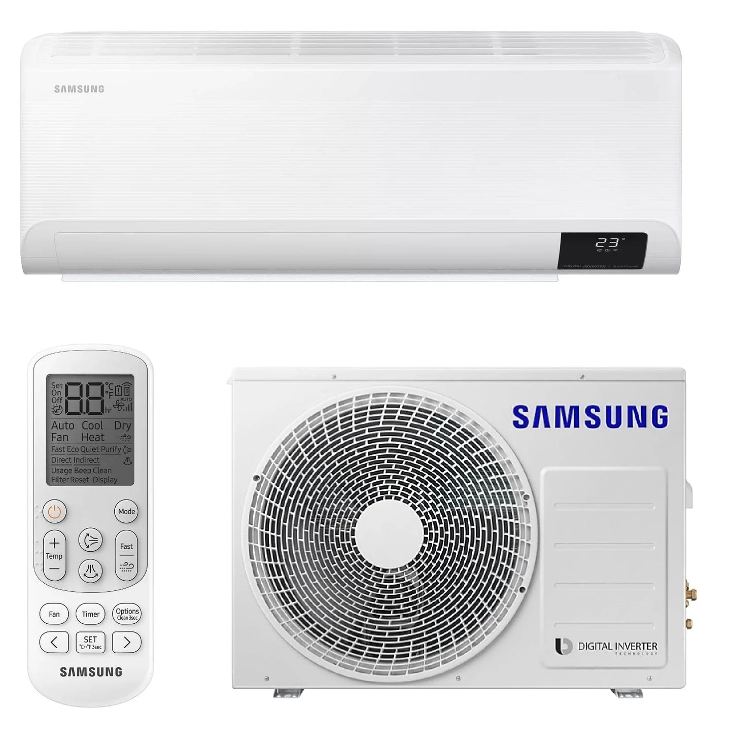 Кондиціонер спліт-система Samsung Nordic Value WindFree AC052BNAPKG/EU
