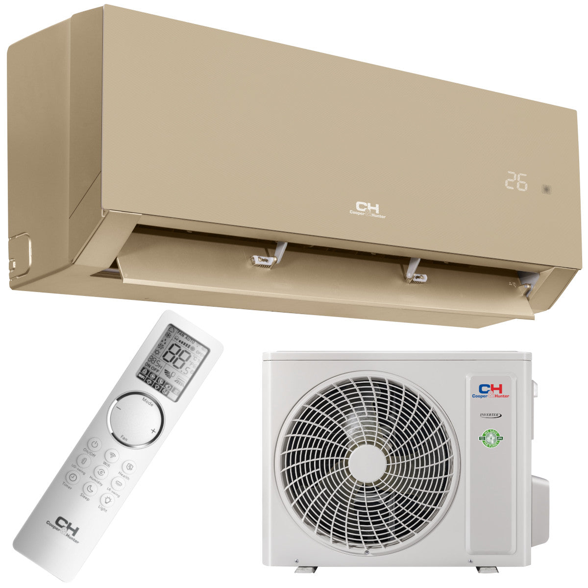 Кондиціонер Cooper Hunter CH-S12FTXAM-GD Majesty Gold (до -25С)