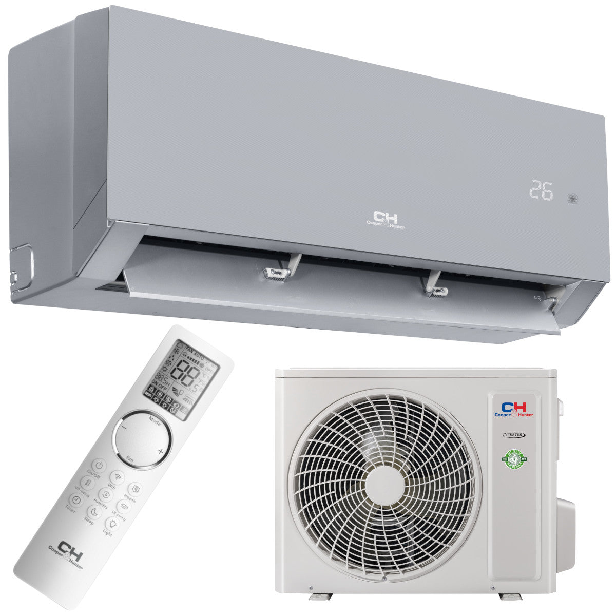 Кондиціонер Cooper Hunter CH-S12FTXAM-SC Majesty Silver (до -25С)