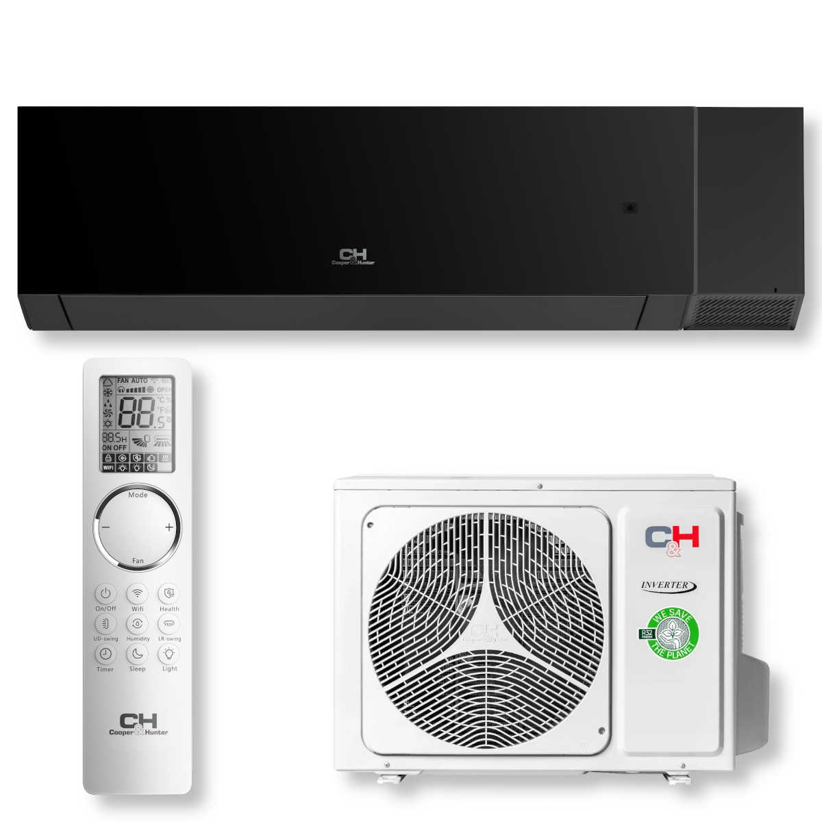 Кондиціонер Cooper&Hunter CH-S18FTXAN-BL серія Nature (Black)