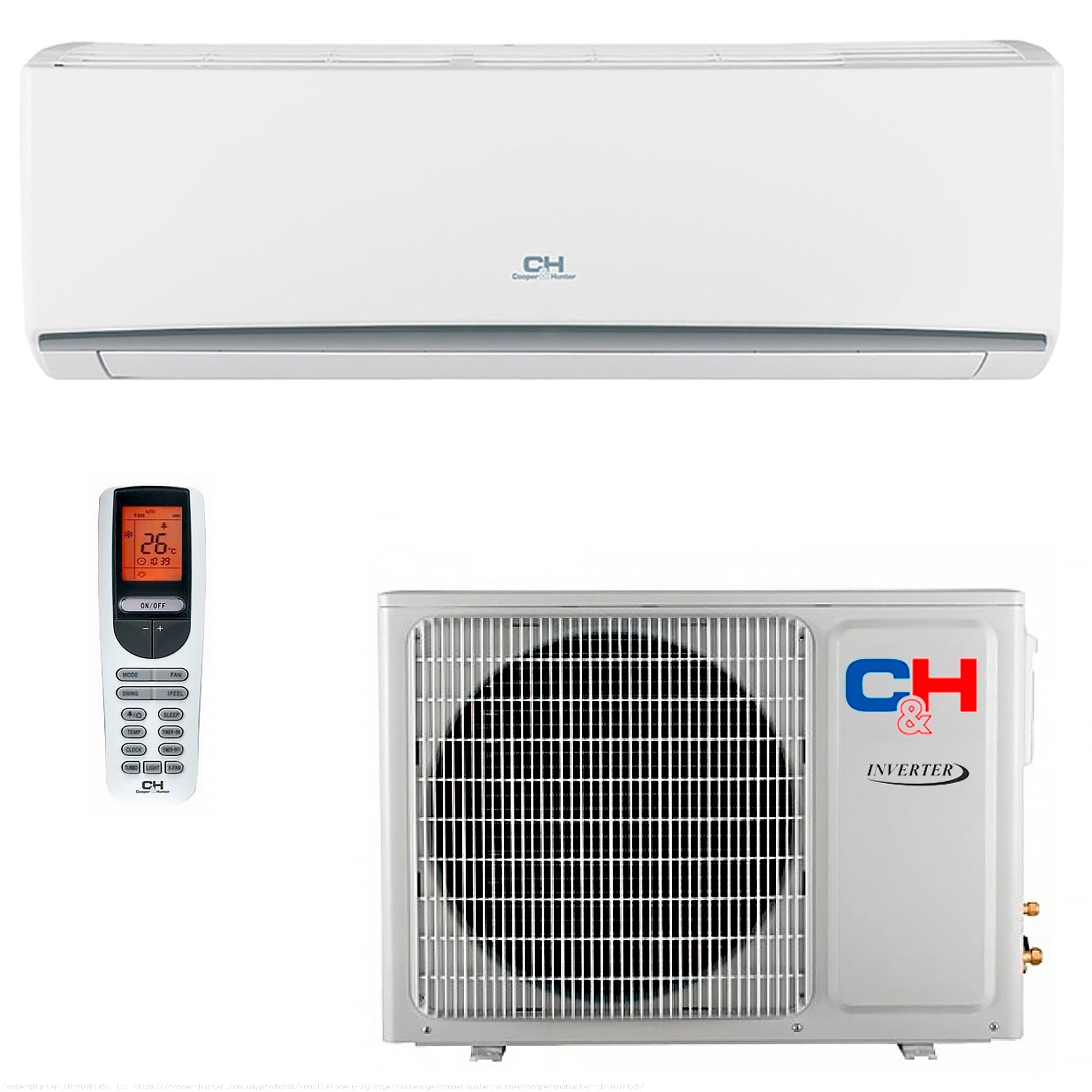 Кондиціонер Cooper&Hunter Winner Inverter CH-S18FTX5-NG