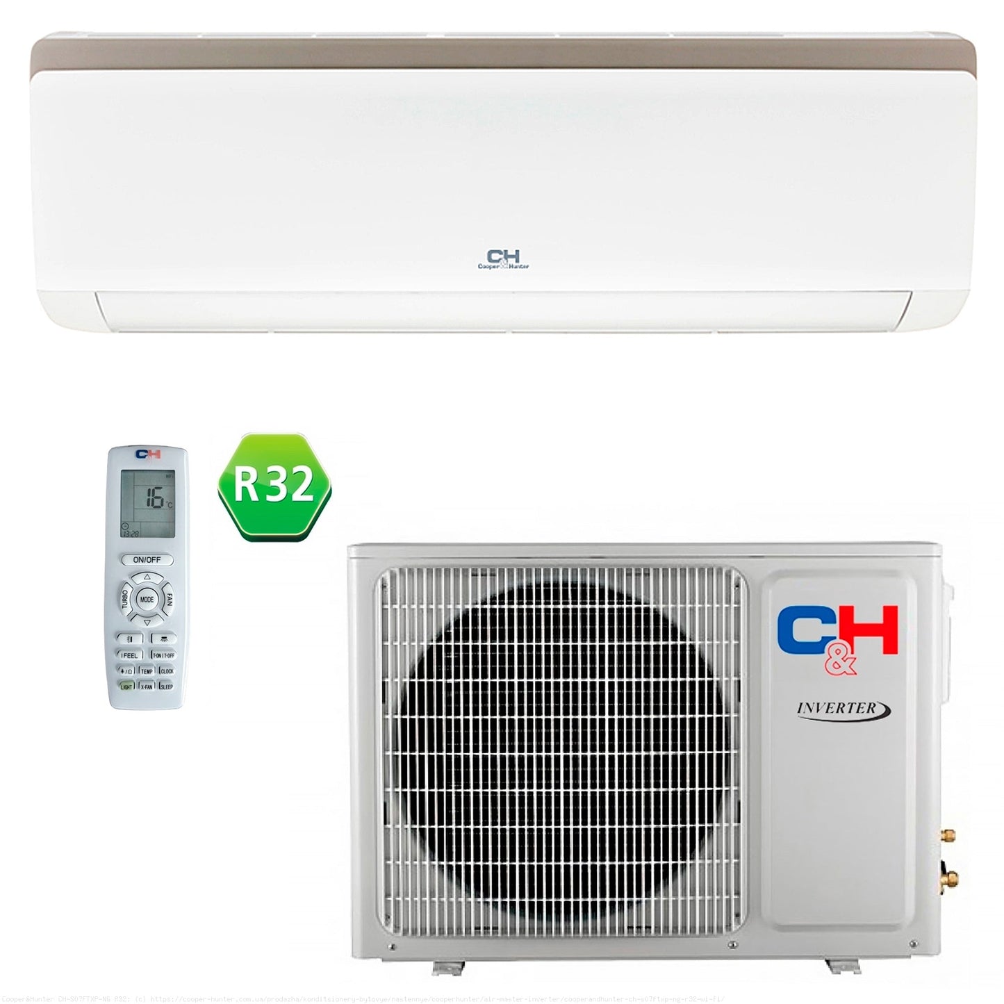 Кондиціонер Cooper&Hunter Air Master CH-S18FTXP-NG Wi-Fi