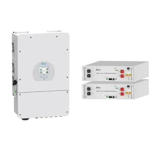 Комплект резервного живлення Гібридний інвертор Deye SUN‑8K‑SG01LP1‑EU 8 кВт + Акумулятор для ДБЖ Deye SE-G5.1 PRO-B (LIFEPO4 51,2V 100AH)